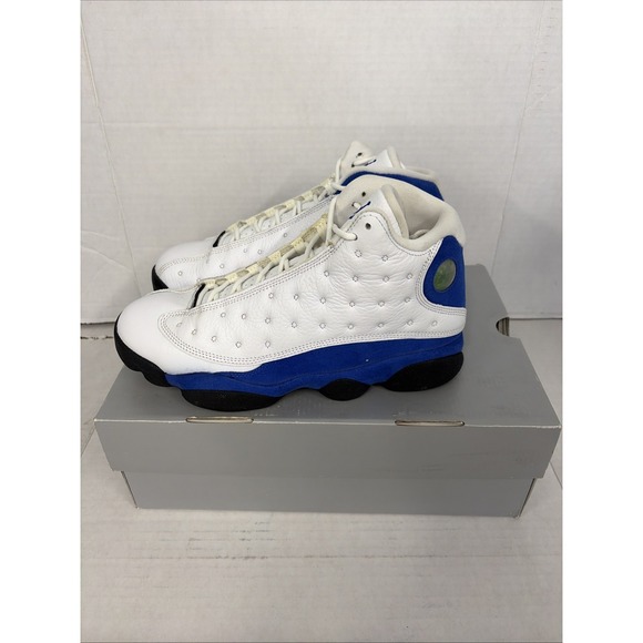 Jordan Other - Jordan Air Jordan 13 Retro Hyper Royal White Blue Black Leather 414571-117 8.5
